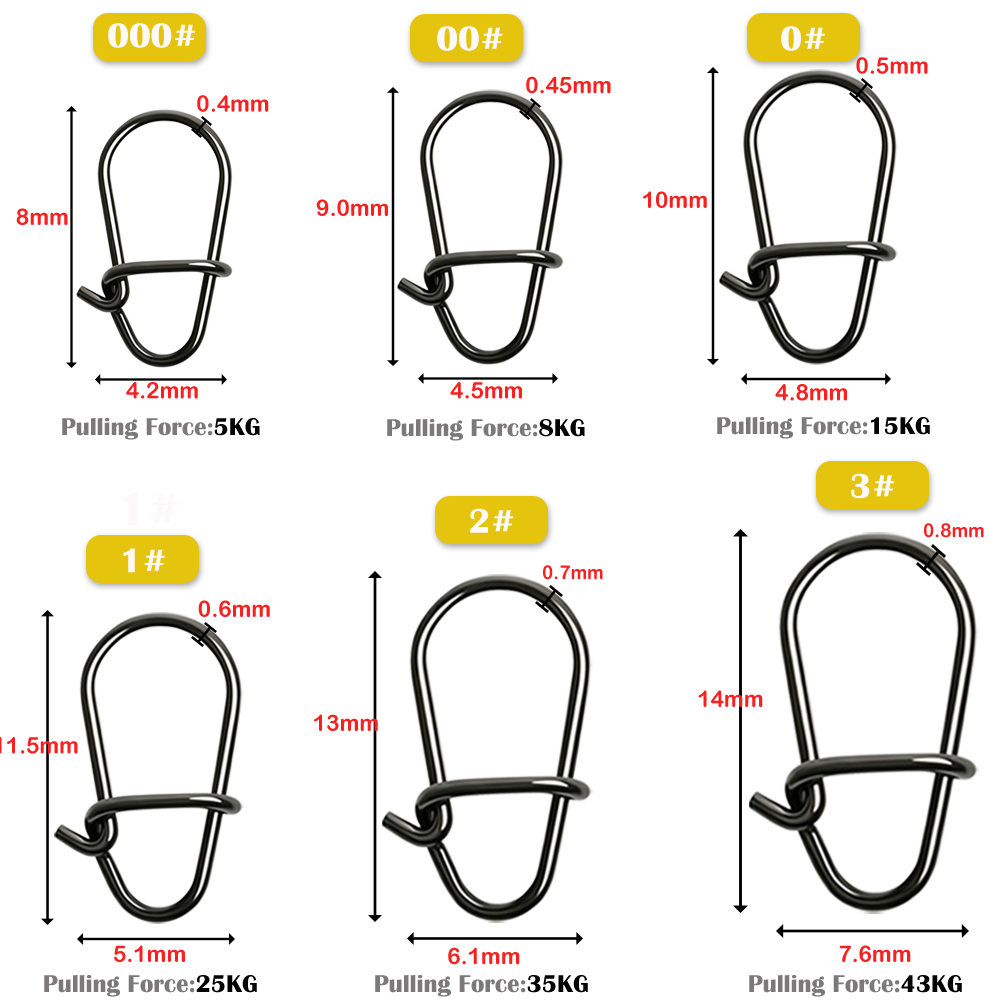 GOBAIT 100Pcs Konektor Putar B - Fishing Hook Remover ulasan dan harga